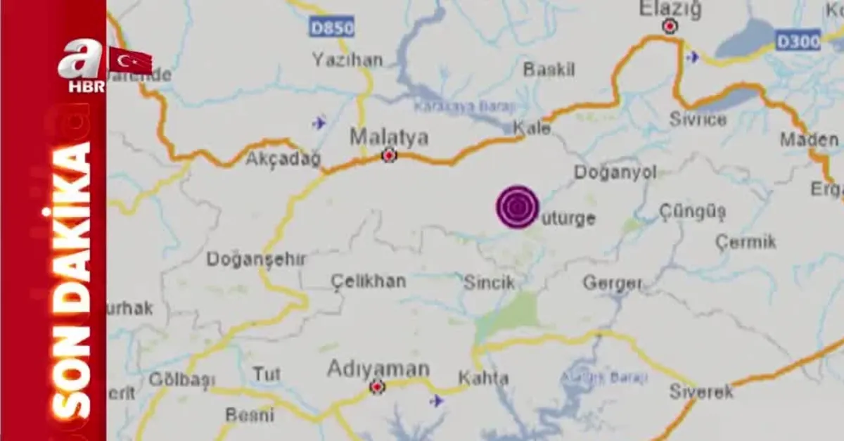 Son dakika: Malatya'da 5,2'lik deprem