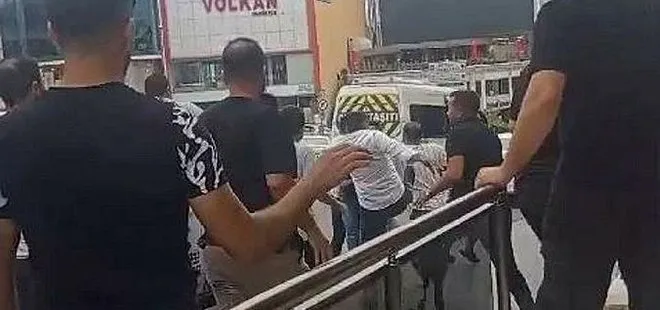 TIR dönüş sırasında kaza yaptı! Tekme tokat kavga çıktı