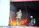Uşakta iplik fabrikasında yangın