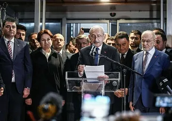 6'lı koalisyonun karikatürü oldu! CHP fondaşı medya İYİ Parti lideri Meral Akşener'in kolunu kırdı