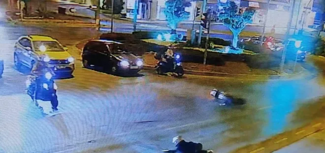 Kuşadası’nda kırmızı ışık ihlali kazaya yol açtı!