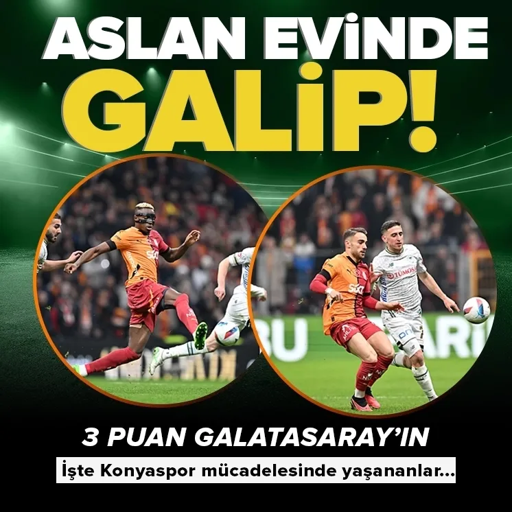 Galatasaray Konyaspor maçı!