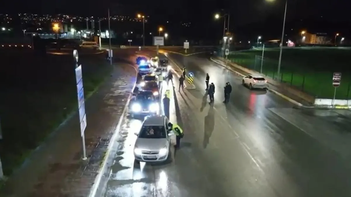Sakarya'da yılbaşı öncesi denetim: 8 gözaltı