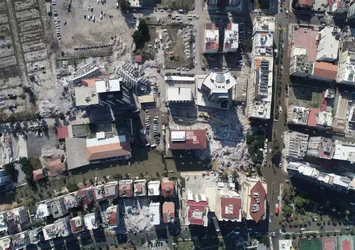 İskenderun’da tahribat havadan görüntülendi!