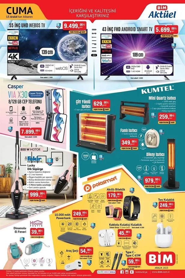BİM 19 Aralık aktüel ürünler kataloğu yayınlandı! Dekoratif Lamba 269 TL, Işıklı Dekor 239 TL, Mini Dekor 39,50 TL, Işıklı Dekor 239 TL ve daha fazlası satışta
