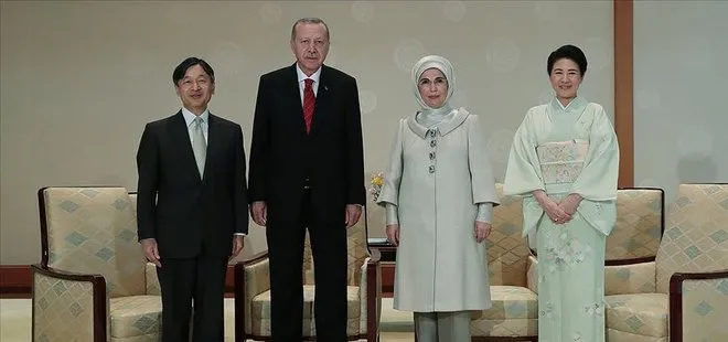 Başkan Erdoğan, Japon İmparatoru Naruhito ile görüştü