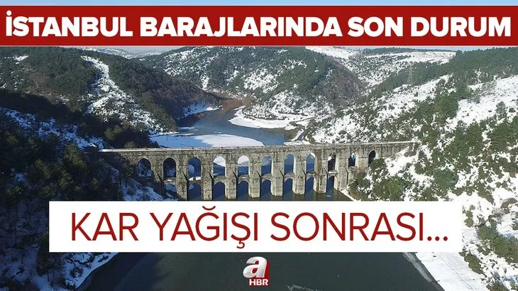 Son dakika: İstanbul barajlarında son durum: 2021 baraj doluluk oranı ne kadar oldu? Kar yağışı sonrası...