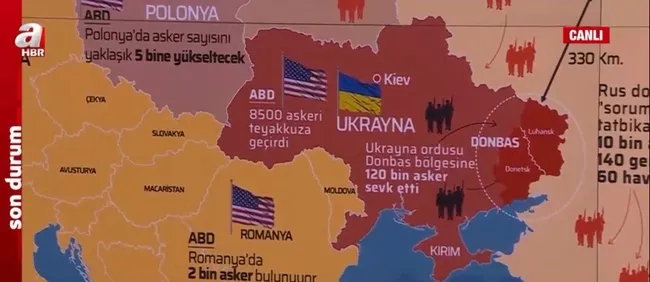 Adım adım Rusya-Ukrayna savaşına mı? ABD’den savaş başlıyor açıklaması