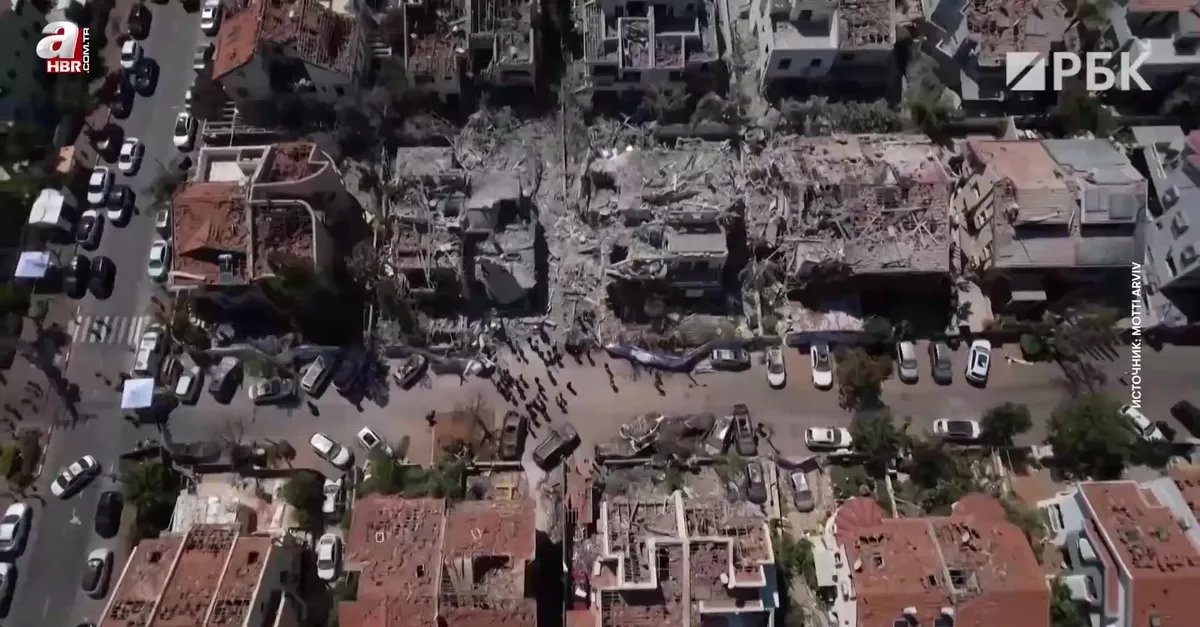 Tel Aviv harabeye döndü!