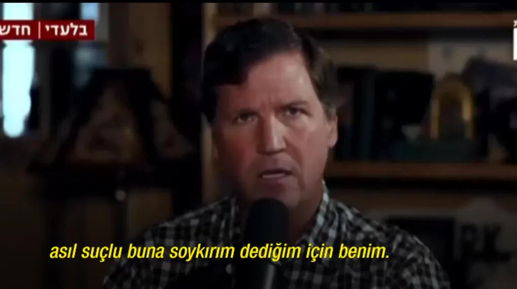 Tucker Carlson'dan İsrail'e soykırım çıkışı