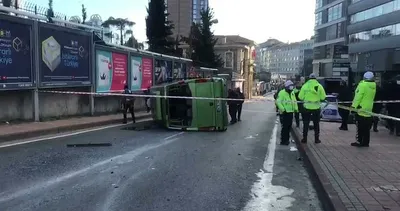 Son dakika: Şişli'de kaza yapan yolcu minibüsü devrildi! Olay yerine çok sayıda ekip sevk edildi