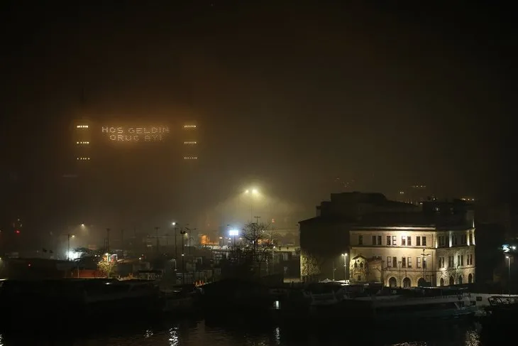 İstanbul’da sis etkili oldu! Görüş mesafesi düştü