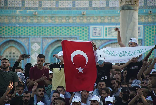 Mescid-i Aksa'da "Erdoğan" sloganları atıldı! - 1