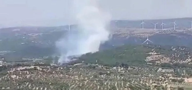 İzmir’de ormanlık alanda yangın! Havadan ve karadan müdahale ile alevler kontrol altında