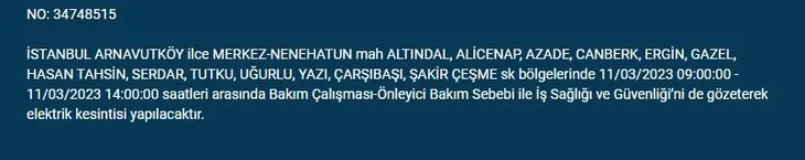 BEDAŞ son dakika duyurdu! İstanbul'da hafta sonu 14 ilçede elektrik kesintisi! İşte saat saat o liste...