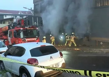 6 katlı plastik ambalaj imalathanesinde yangın