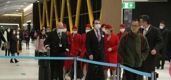 THY Çin’den son yolcularını İstanbul’a taşıdı