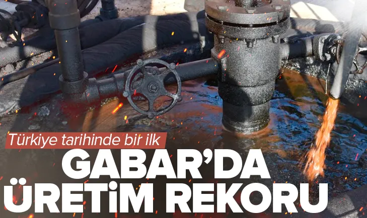 Gabarda günlük petrol üretim rekoru!
