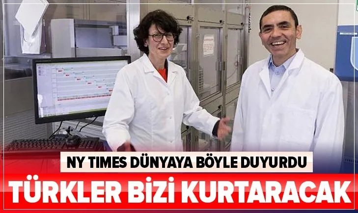 New York Times Türk bilim insanları Uğur Şahin ve Özlem Türeci'yi kurtarıcı olarak tanıttı