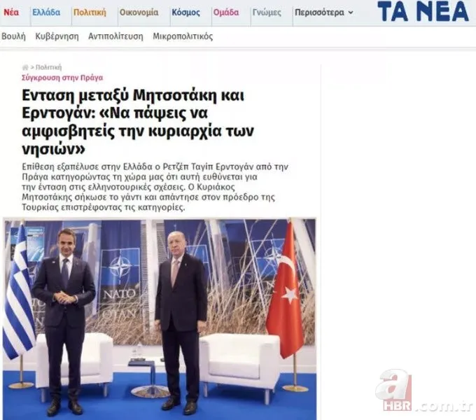 Başkan Erdoğan’ın sözleri Yunan basınını salladı! Erdoğan geri adım atmıyor: Olağanüstü meydan okuma