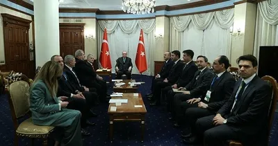 Başkan Erdoğan'dan Ukrayna'da önemli kabul! Kiev'de Kırım Tatar heyetiyle görüştü