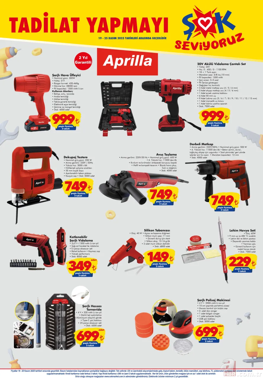 19-25 Kasım ŞOK aktüel kataloğu: Bu haftanın indirimli ürünleri neler? 5