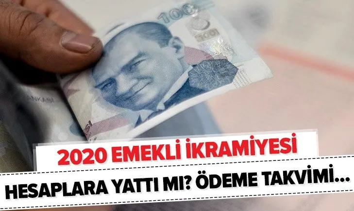 Emekli bayram ikramiyesi hesaplara yattı mı? 2020 SSK Bağkur emekli ikramiyesi ne zaman, nasıl verilecek?