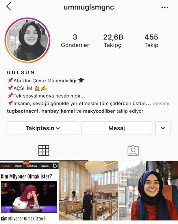 Ümmü Gülsüm Genç'ten kendi adına açılan sahte hesaplarla ilgili açıklama - 1