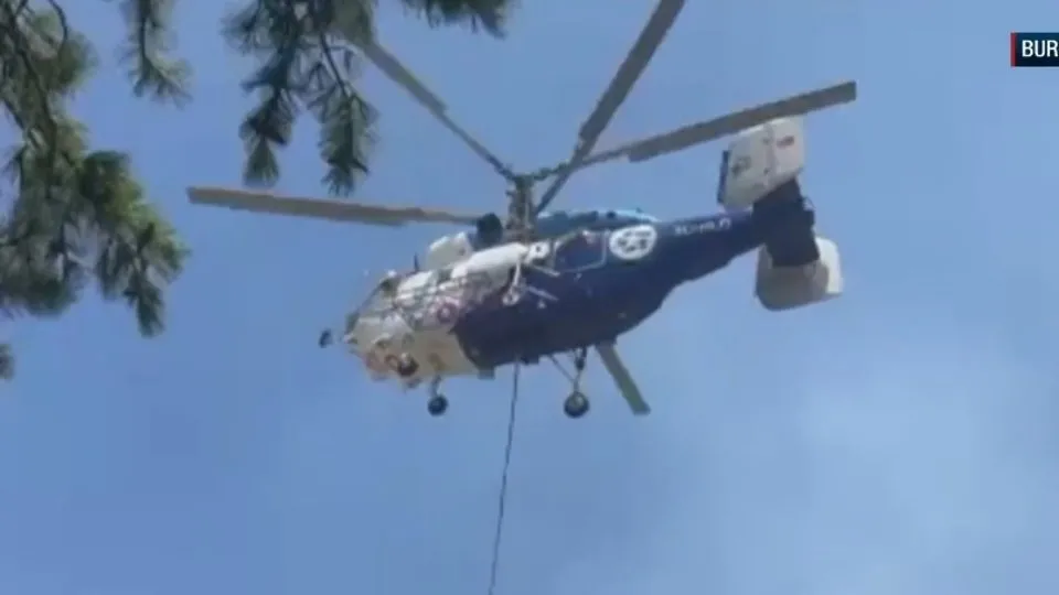 A Haber Bursa’da söndürme çalışmalarını görüntüledi! Alevleri söndürmek için canhıraş mücadele