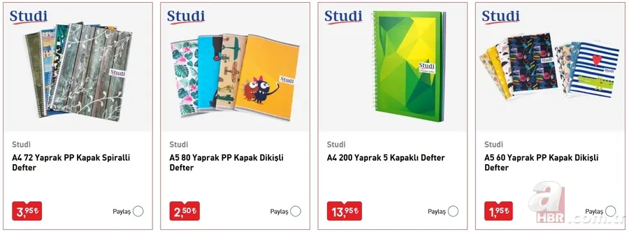 BİM okul eşyaları ne zaman gelecek? BİM kırtasiye malzemeleri, okul çantaları, defter, kalem fiyatları belli oldu 14