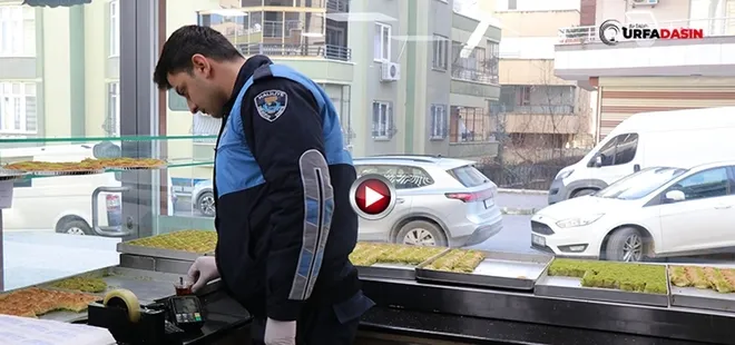 Zabıtadan tatlıcılara ramazan denetimi