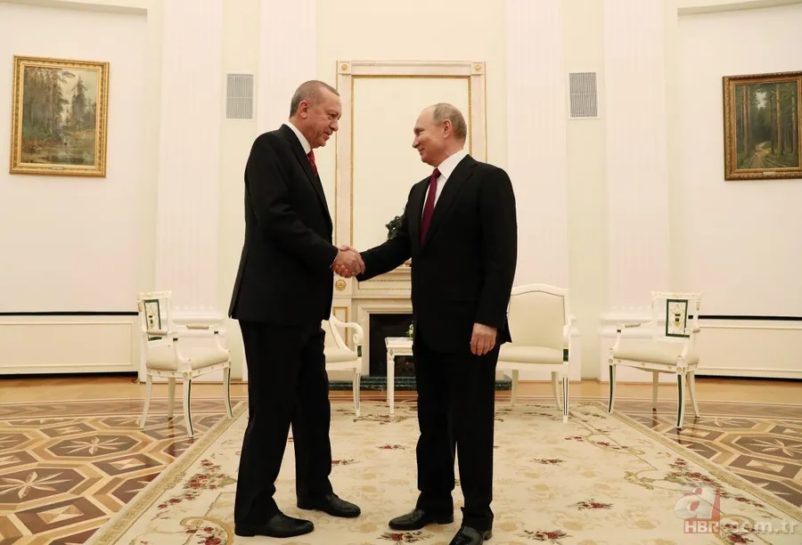 Erdoğan-Putin görüşmesinden ilk fotoğraflar 7