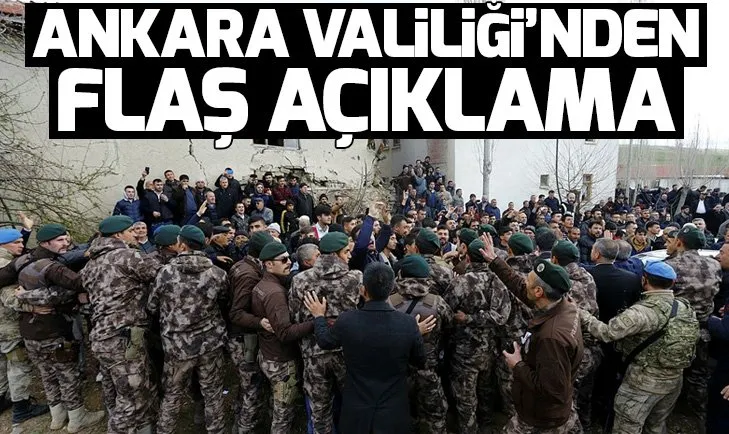 Kemal Kılıçdaroğlu'na saldırı sonrası Ankara Valiliği'nden açıklama