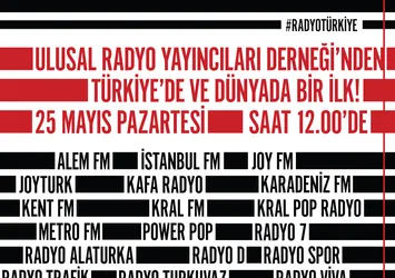 Radyolar "Türkiye" için tek ses olacak