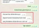 Dolandırıcı insafa geldi