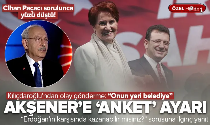 Kılıçdaroğlu’na Paçacı soruldu yüzü düştü