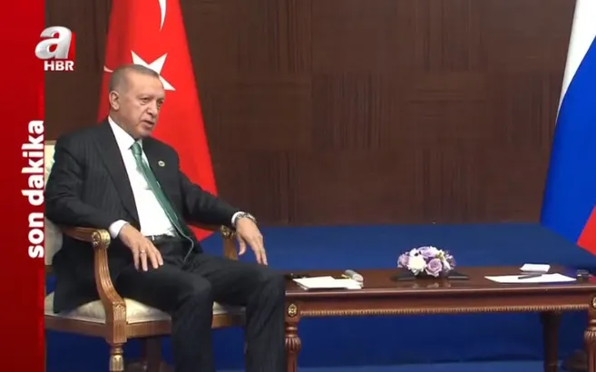 Astana’da Başkan Erdoğan – Putin zirvesi! İşte ilk görüntüler ve tarihi açıklamalar