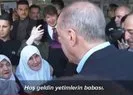 Başkan Erdoğan’ın vatandaşlarla renkli anları