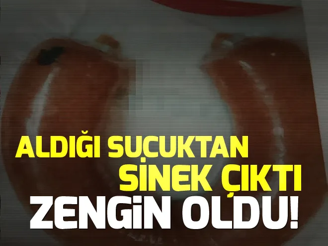 Sucuktan sinek çıktı, 3 bin TL tazminat aldı