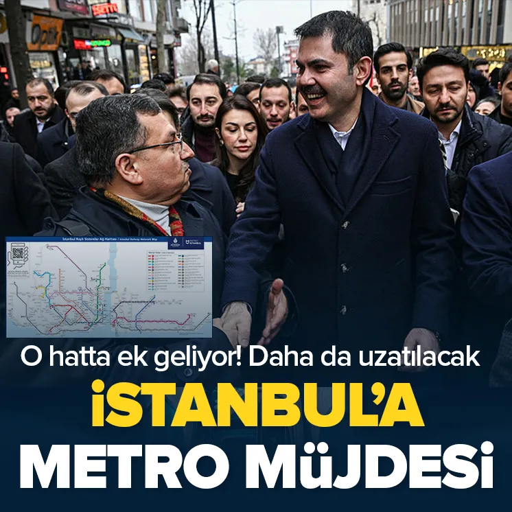 İstanbul’a yeni metro müjdesi