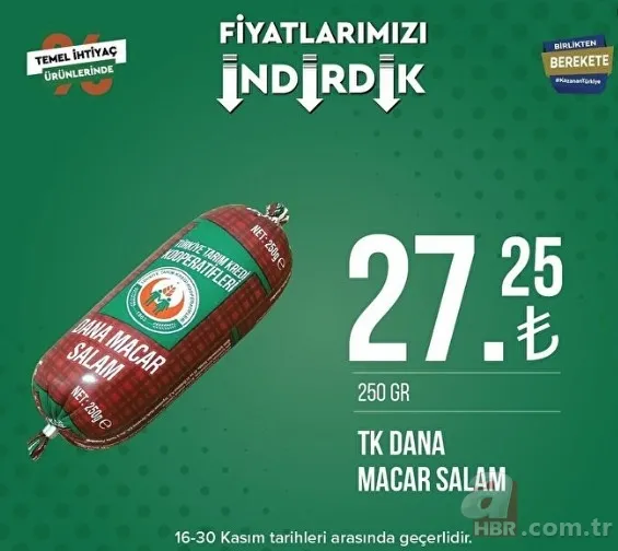 AYÇİÇEK YAĞI 35 TL'den...Tarım Kredi Kooperatif Market'te BÜYÜK KAMPANYA! İşte, yeni indirimli ürünler listesi... 11