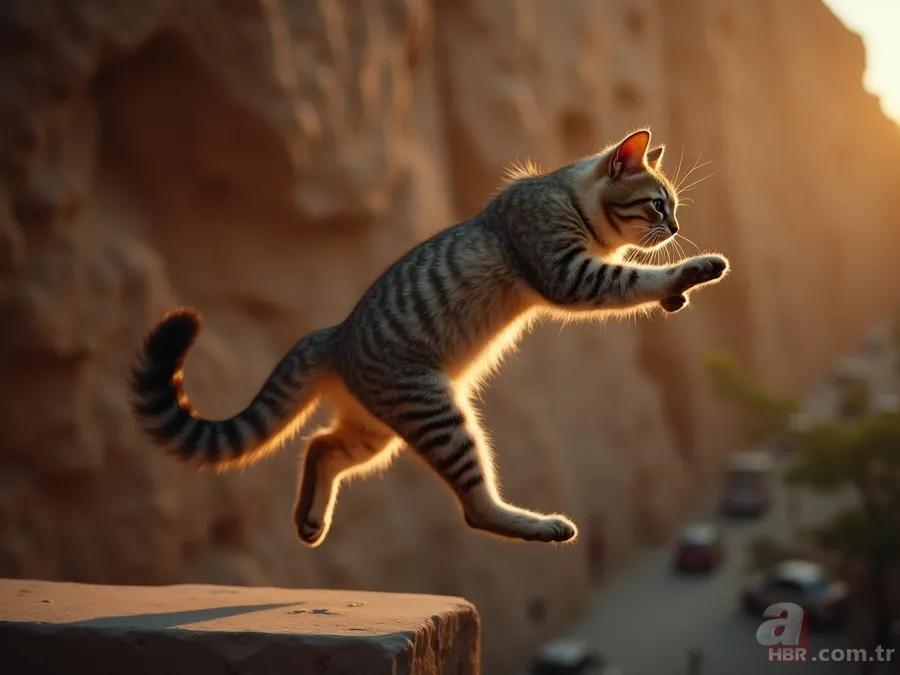 Bilim bile şaşkın! Kediler neden hep dört ayak üzerine düşüyor? 2