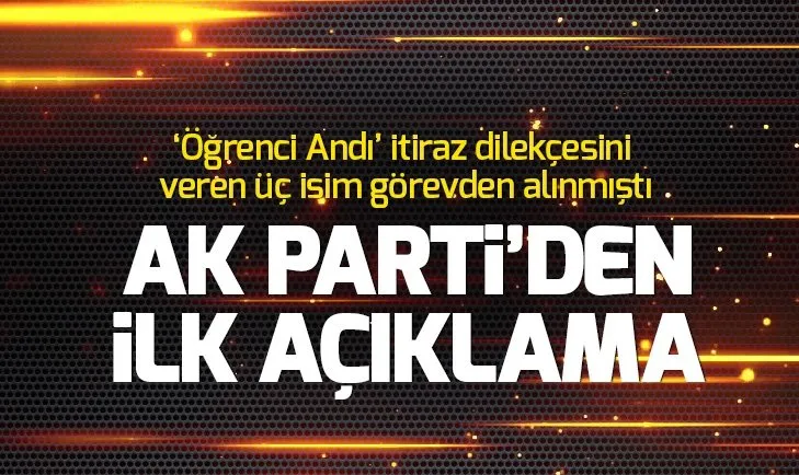 AK Parti’den önemli açıklamalar