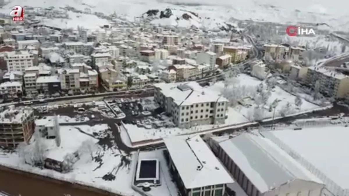 Erzurum’da bir günde iki mevsim