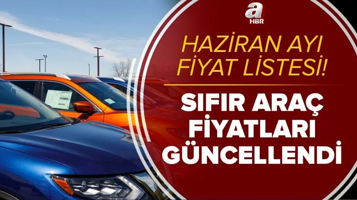 Sıfır araç fiyatları değişti! Volkswagen, Audi, BMW, Dacia, Fiat, Opel sıfır araba 2021 Haziran ayı fiyat listesi!