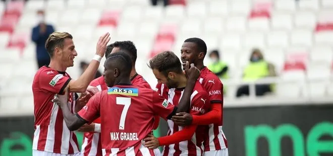 Sivasspor 4-0 Fatih Karagümrük MAÇ SONUCU - ÖZET