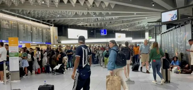 Frankfurt Havalimanı’nı su bastı: Uçuşlar iptal edildi
