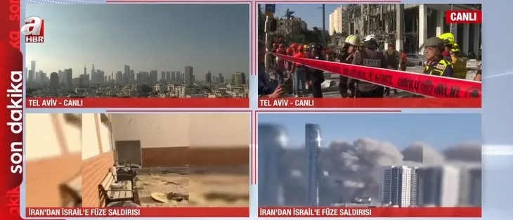 Tel Aviv’e füze yağdı... Katil İsrail’de büyük yıkım! A Haber’de çarpıcı sözler: ’Demir Kubbe’ efsanesi kestane oldu