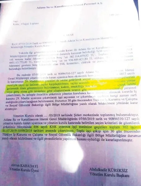 CHP’li Adana Büyükşehir Belediyesi’nde işçi kıyımı