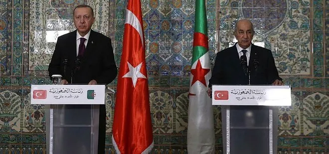 Son dakika: Başkan Erdoğan ile Cezayir Cumhurbaşkanı Abdulmecid Tebbun’dan flaş açıklamalar